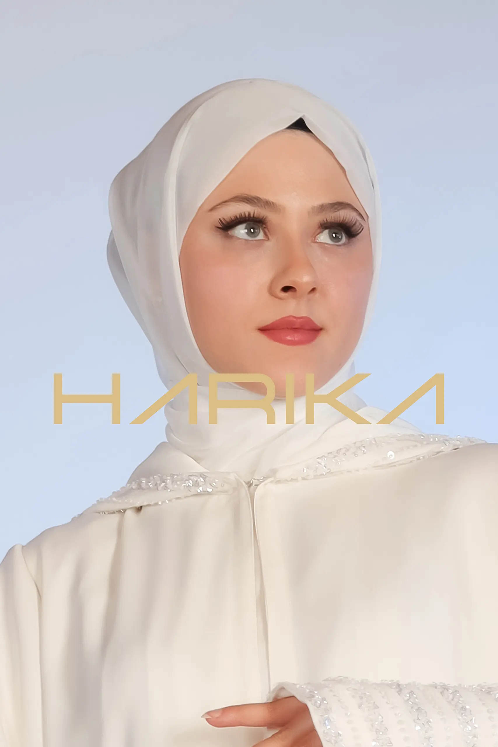 White Shiffon Shawl - Image 2