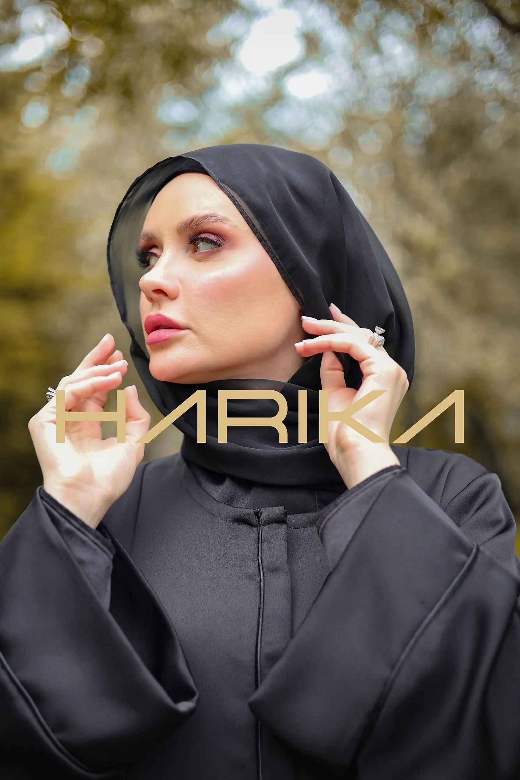 Black Chiffon Shawl - Image 2