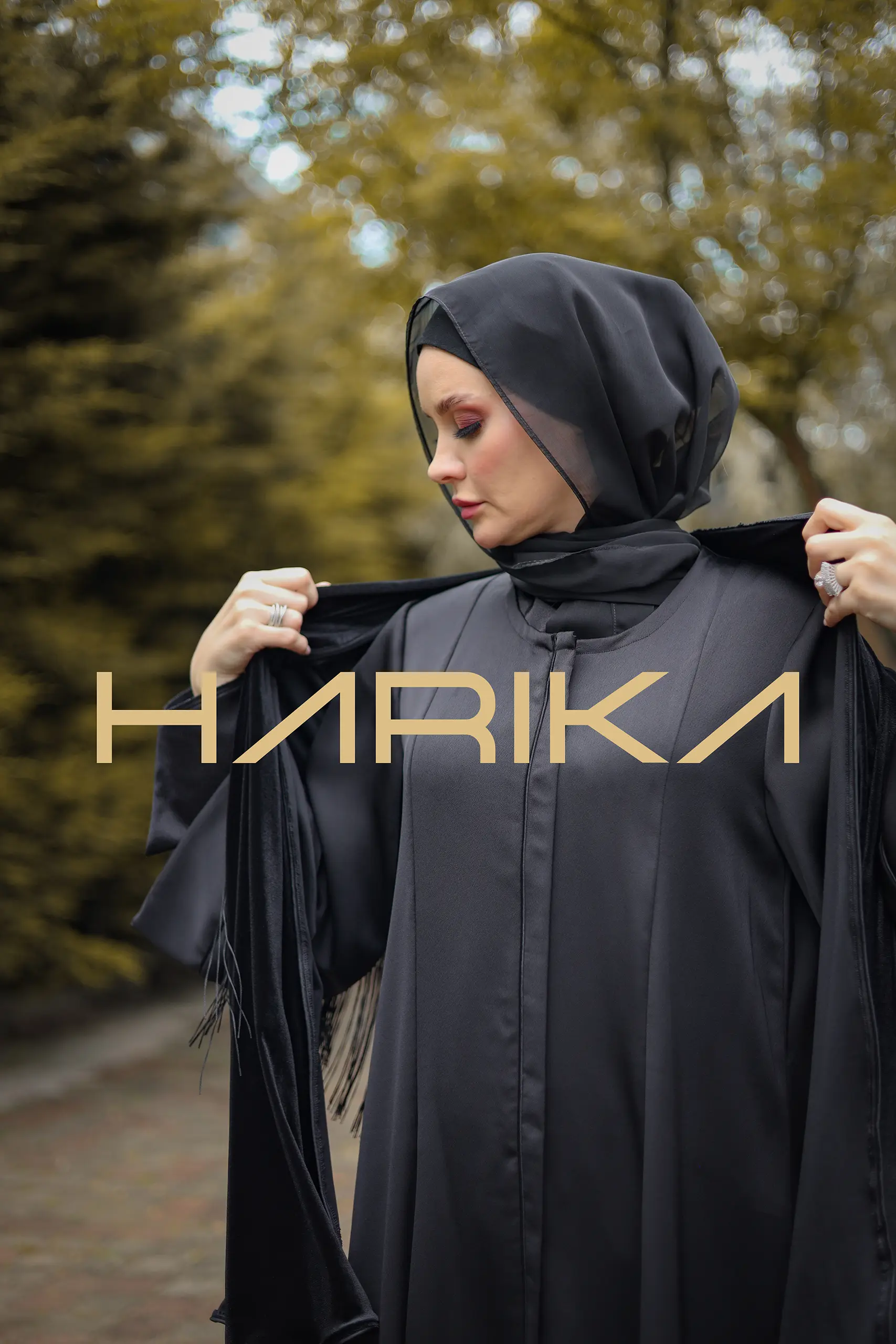 Black velvet Shawl - Image 11