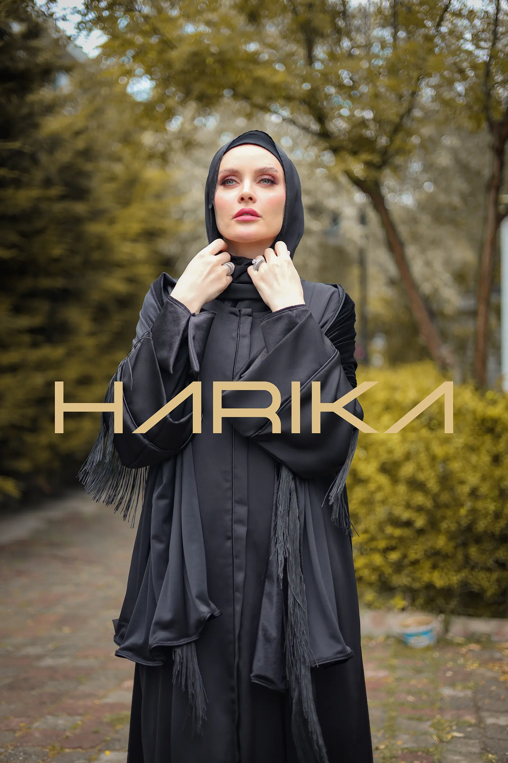 Black velvet Shawl - Image 10