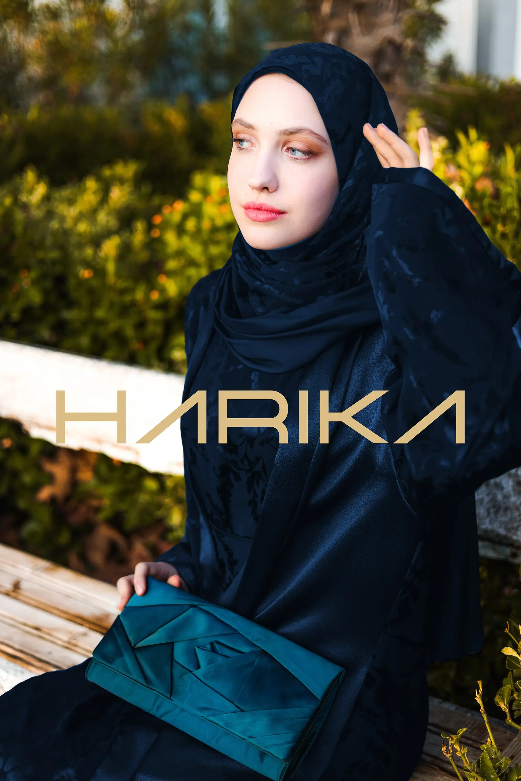 Blue Premium Jessica Silk Shawl - Image 4
