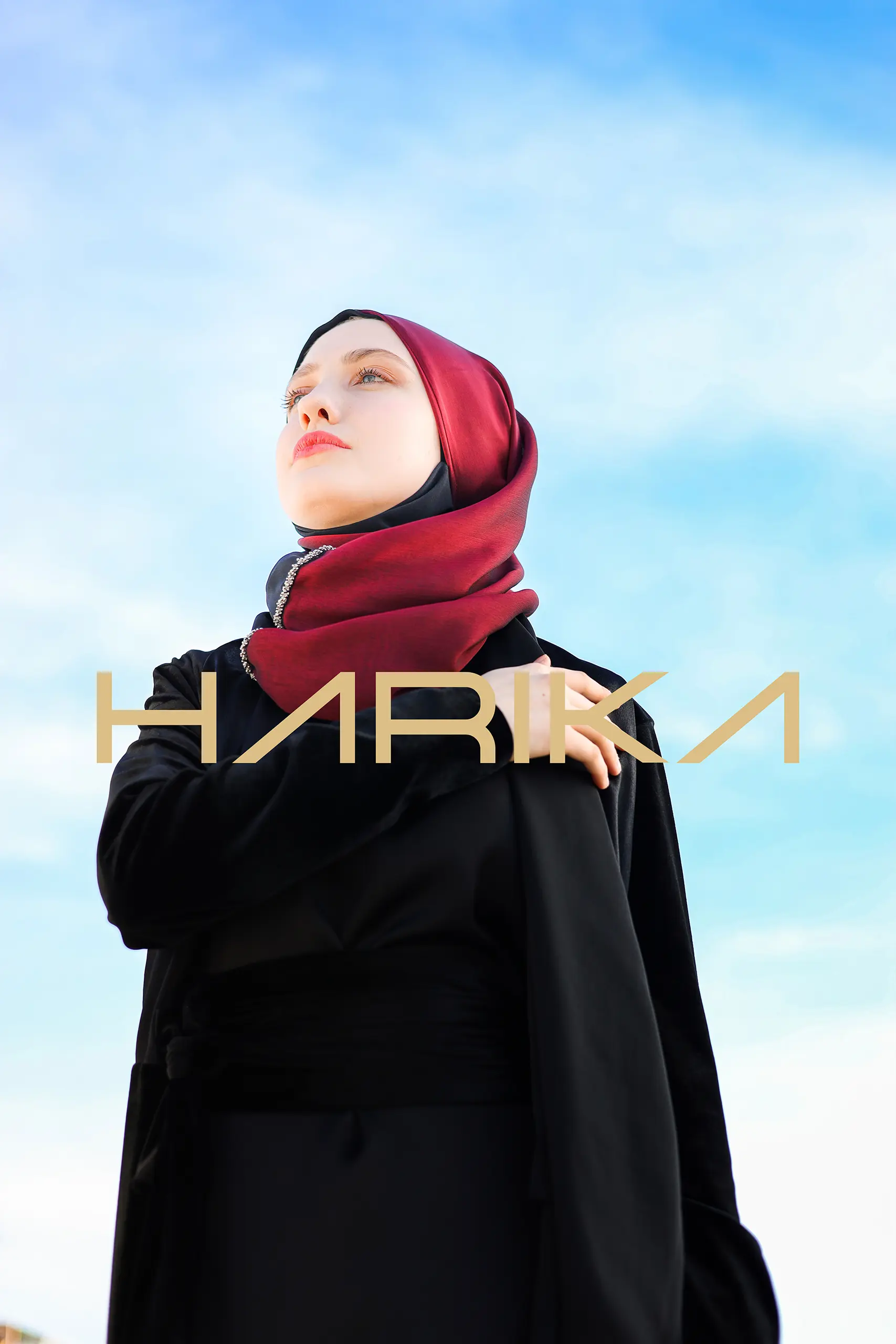 2 piece set - velvet abaya and dress - Image 8