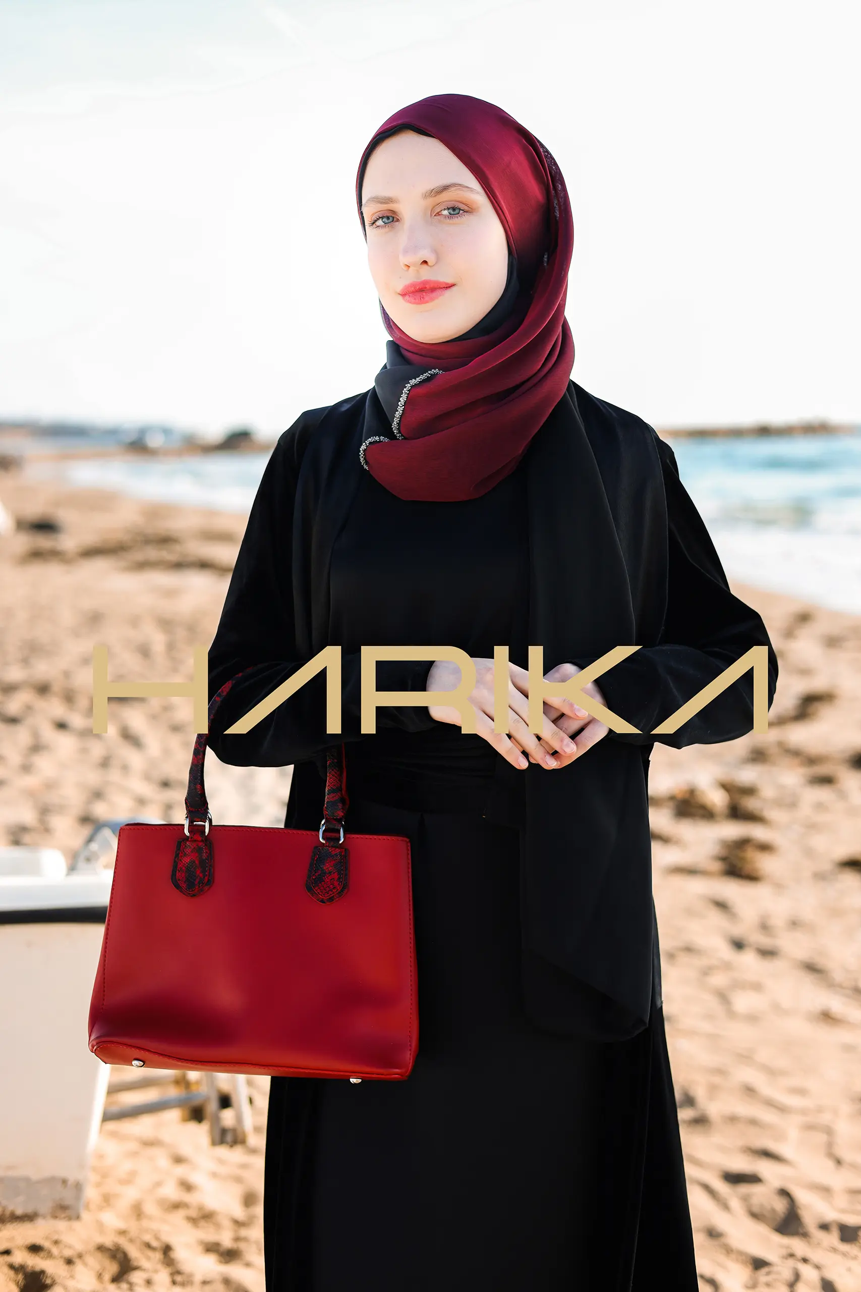 2 piece set - velvet abaya and dress - Image 2