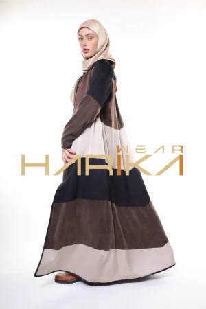 ALASIL set – Luxury Cobra Abaya 3 Piece Set – Abaya, Dress, Shawl
